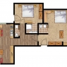 Alta Badia - La Villa - Residencia Apartamentos premium La villa  - Apartamento 101. 82m2 4-5 pax
